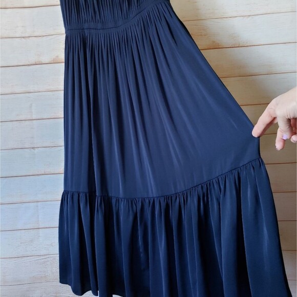 Kobi Halperin Sasha Strappy Midi Dress Midnight Blue Women's Size Medium - Picture 11 of 16